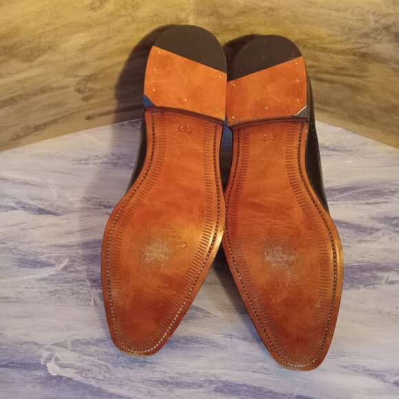 Scotch Grain Hirokawa Valentine Black Wingtips Men size 6.5 - Picture 9 of 10